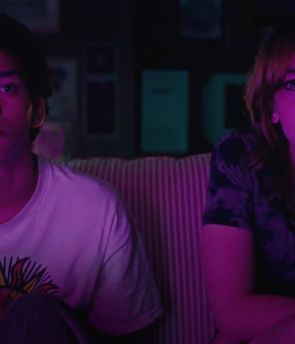 Justice Smith and Brigette Lundy-Paine in Jane Schoenbrun's I SAW THE TV GLOW