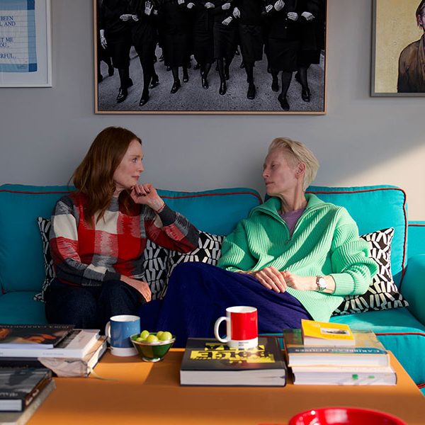 Julianne Moore and Tilda Swinton in Pedro Almodóvar's THE ROOM NEXT DOOR